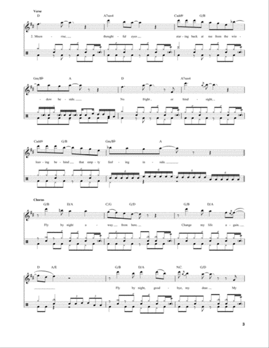 Fly By Night Drum Set scores gallery preview page 3