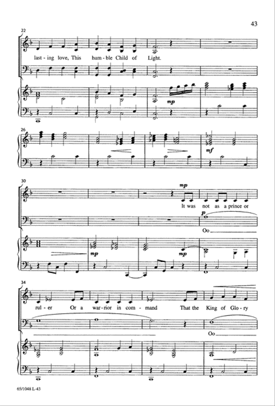 The Light of the World The Light of the World 4-Part scores gallery preview page 45