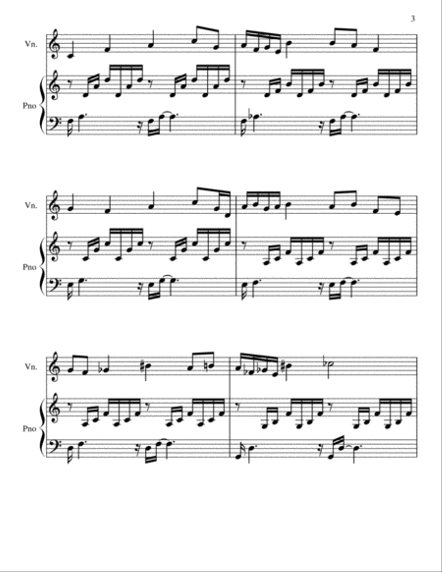 Prelude in C Prelude in C Set of Parts scores gallery preview page 3