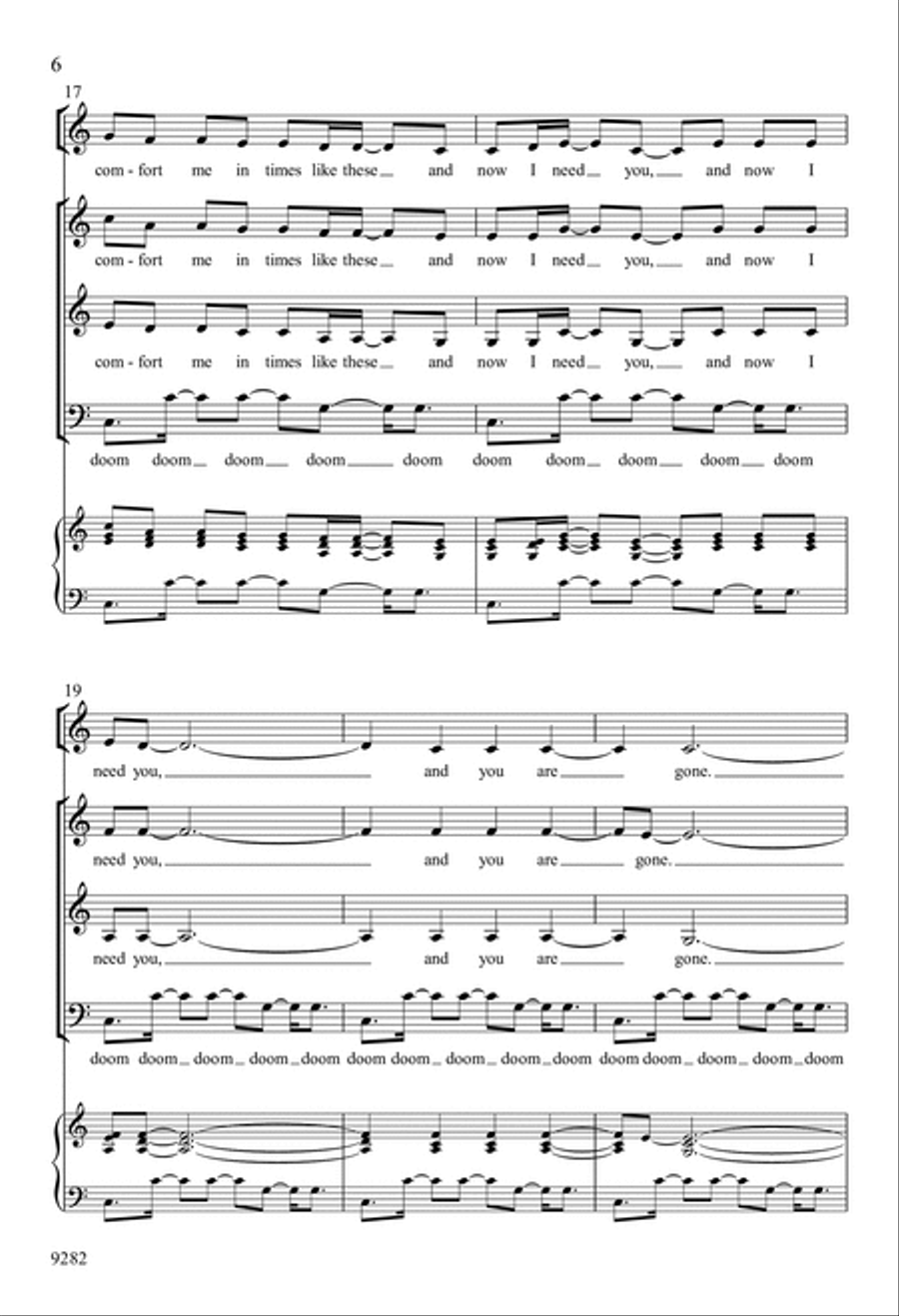 Wanting Memories Wanting Memories 3-Part scores gallery preview page 6