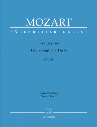 Book cover for Il re pastore (Der konigliche Hirte) KV 208
