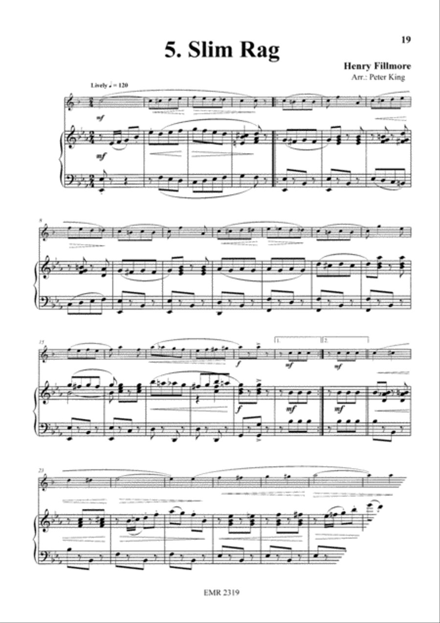 15 Rags Tenor Saxophone scores gallery preview page 7