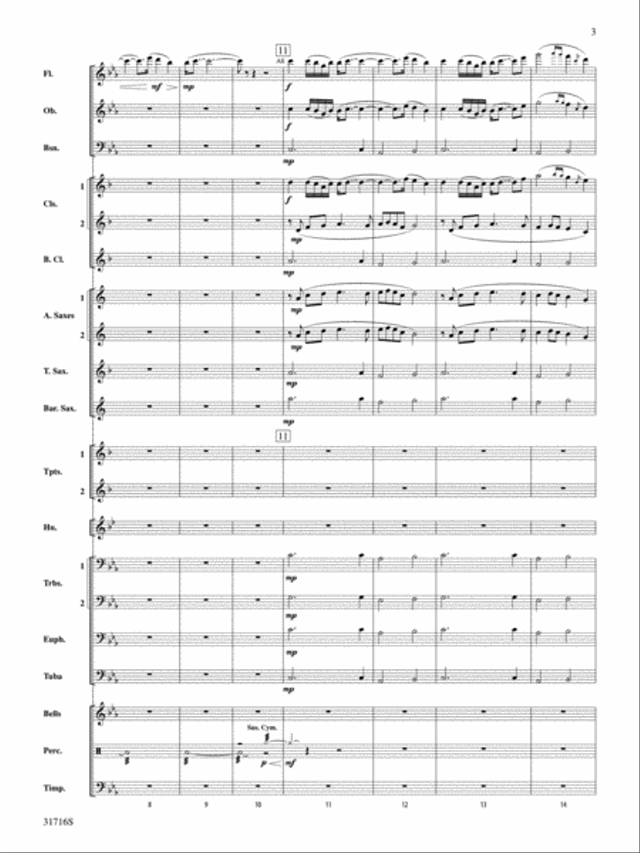 Celtic Voyage Concert Band scores gallery preview page 3