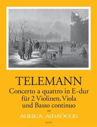 Book cover for Concerto a Quattro TWV 43:E2