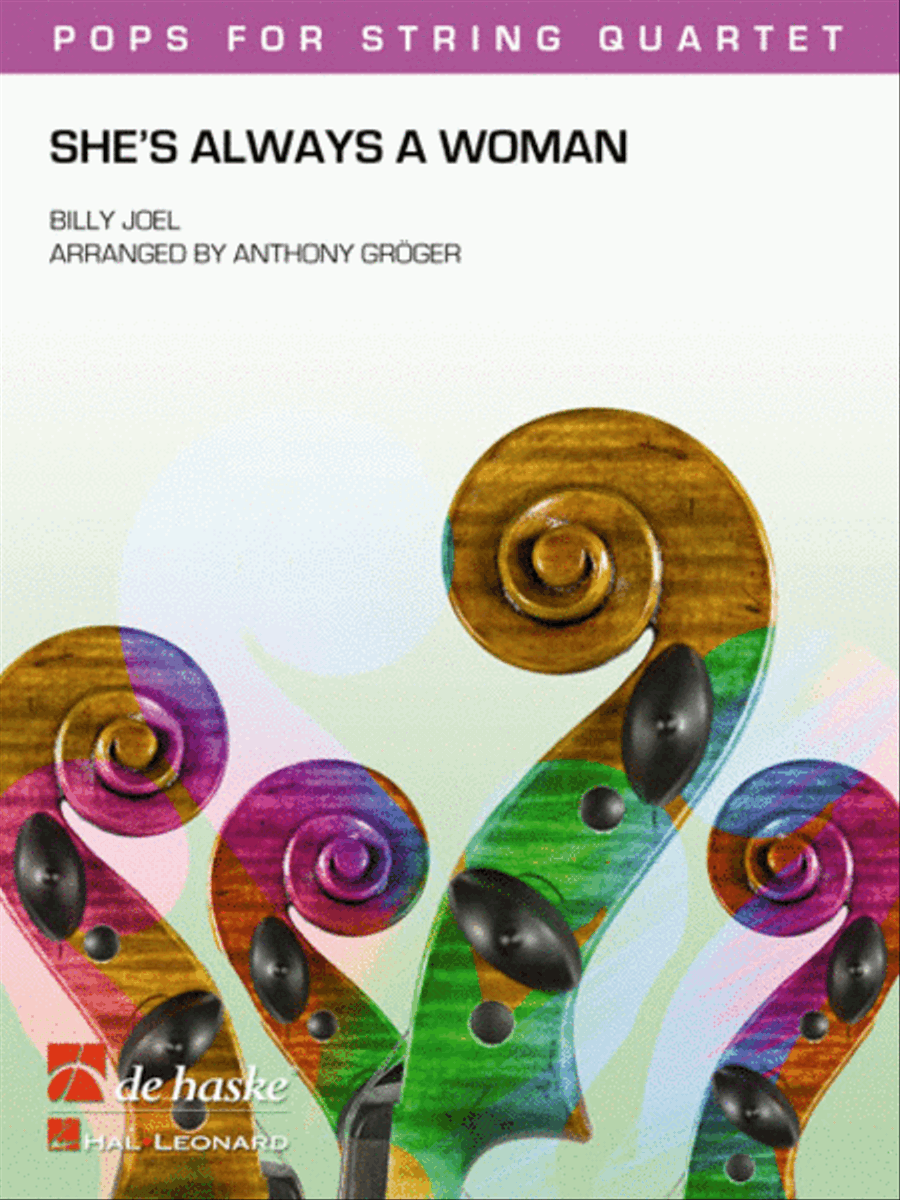 She's Always A Woman String Quartet scores gallery preview page 1