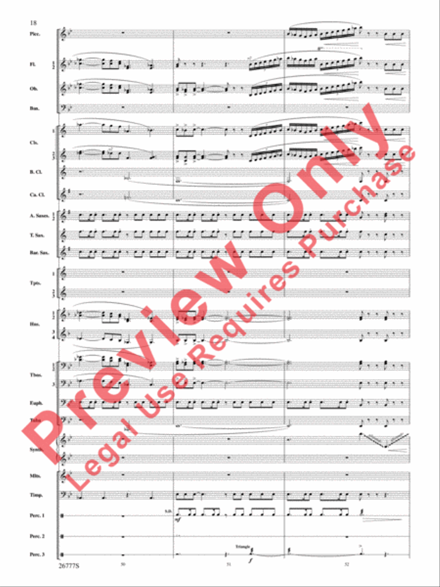 Soaring with John Williams Concert Band scores gallery preview page 19