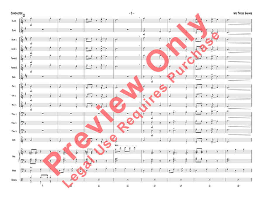We Three Swing We Three Swing Jazz Ensemble scores gallery preview page 3