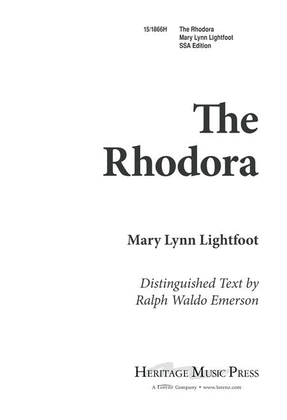 Book cover for The Rhodora