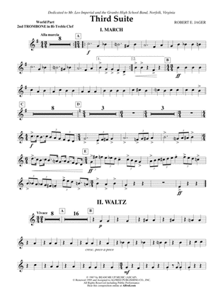 Third Suite (I. March, II. Waltz, III. Rondo): (wp) 2nd B-flat Trombone T.C.