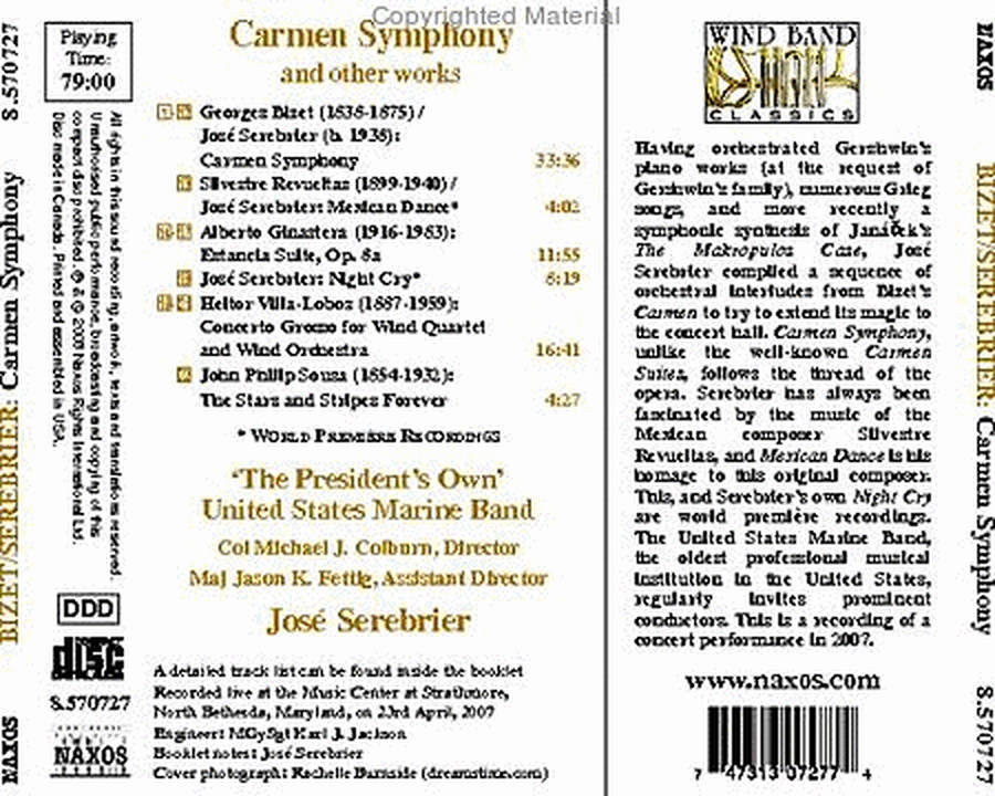 Bizet & Serebrier: Carmen Symphony image number null