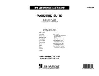 Book cover for Yardbird Suite - Full Score
