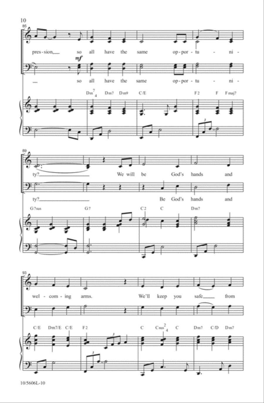 What Love Demands 4-Part scores gallery preview page 10