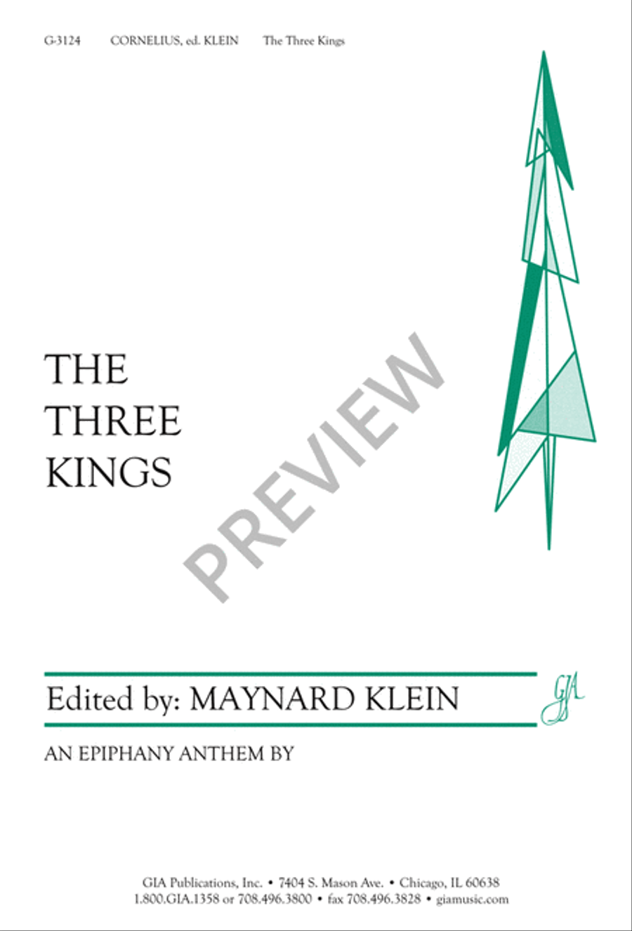 The Three Kings The Three Kings 4-Part scores gallery preview page 2