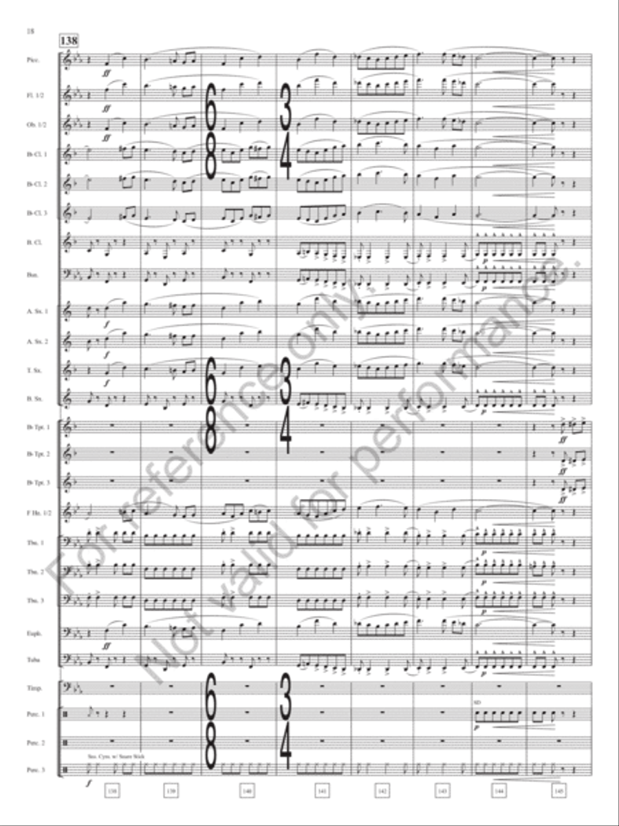 Keynote Address Concert Band scores gallery preview page 19