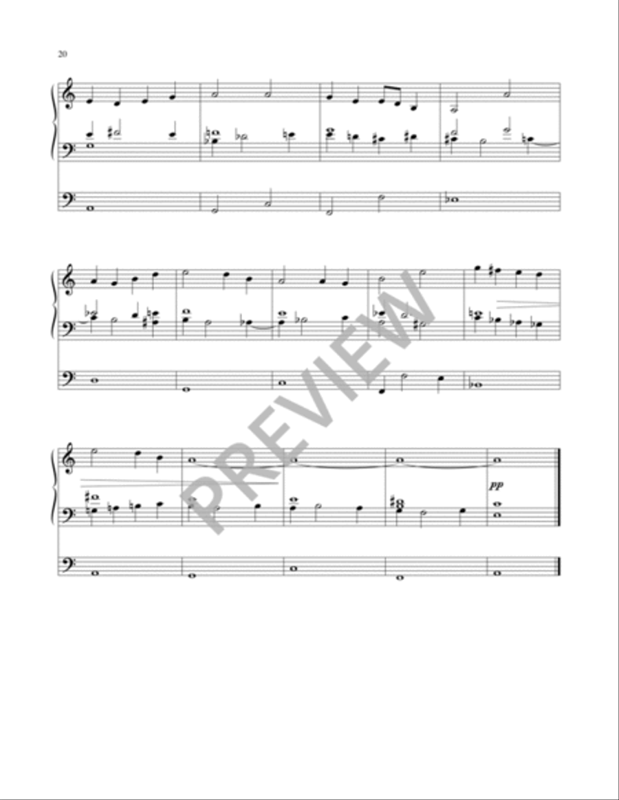 Five Preludes on Early American Tunes Organ scores gallery preview page 22