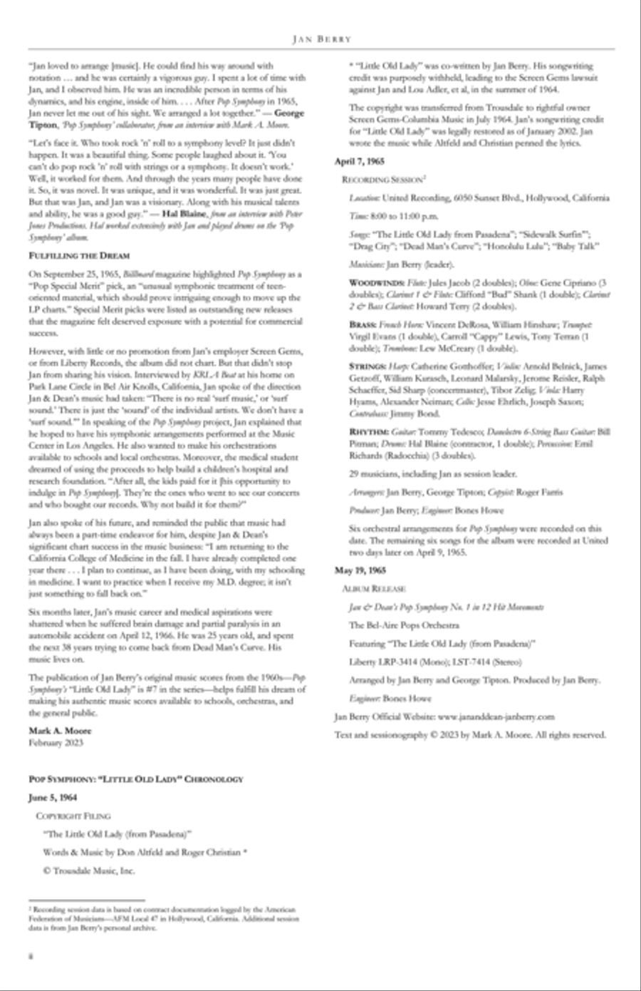 The Little Old Lady (from Pasadena) Full Orchestra scores gallery preview page 4