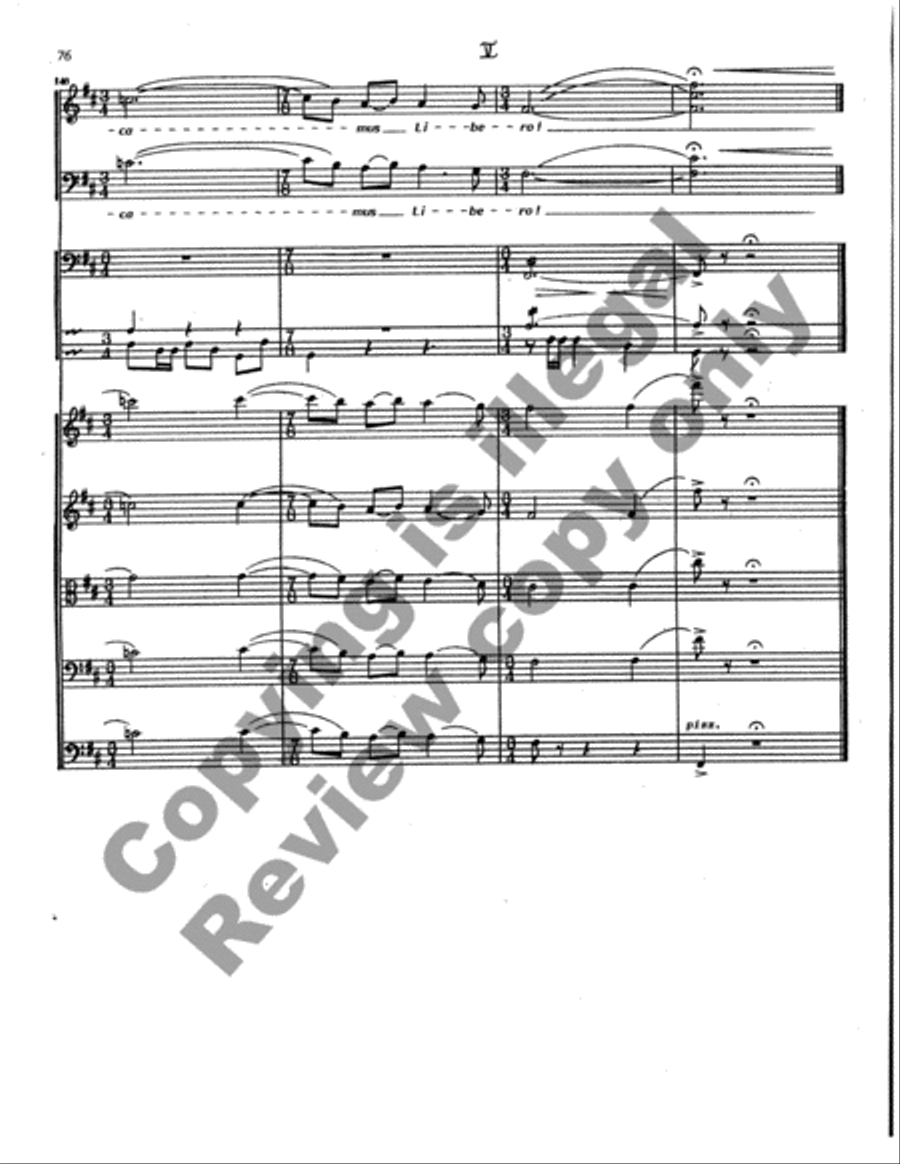 Cantata Rustica (Full/Choral Score) Choir scores gallery preview page 153