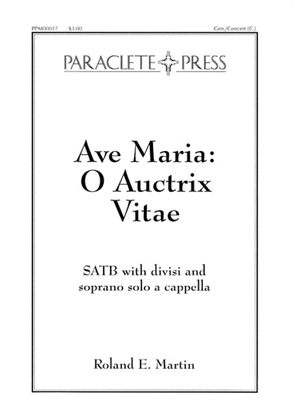 Book cover for Ave Maria O Auctrix Vitae