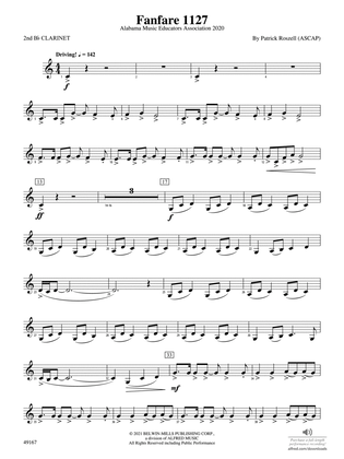 Fanfare 1127: 2nd B-flat Clarinet