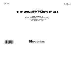 Book cover for The Winner Takes It All (from "Mamma Mia!") - Conductor Score (Full Score)