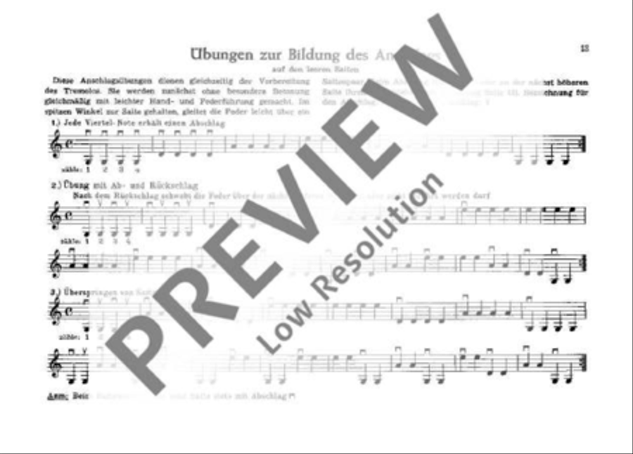 Die Mandolinen-Schule der Jugend Mandolin scores gallery preview page 14