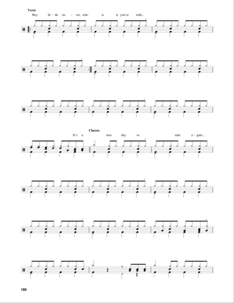 White Wedding Drum Set scores gallery preview page 3