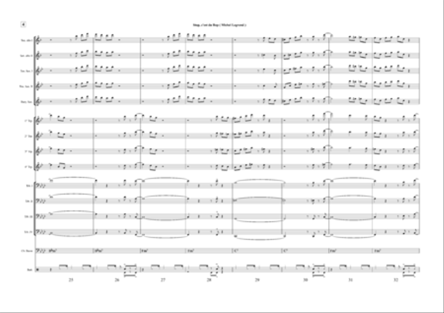 Stop c'est du bop Jazz Ensemble scores gallery preview page 5