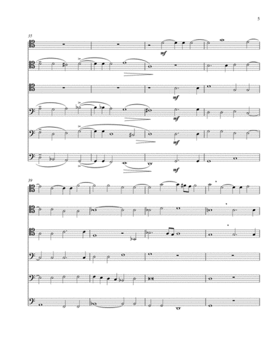Verbum caro factum est for 6-part Trombone Ensemble