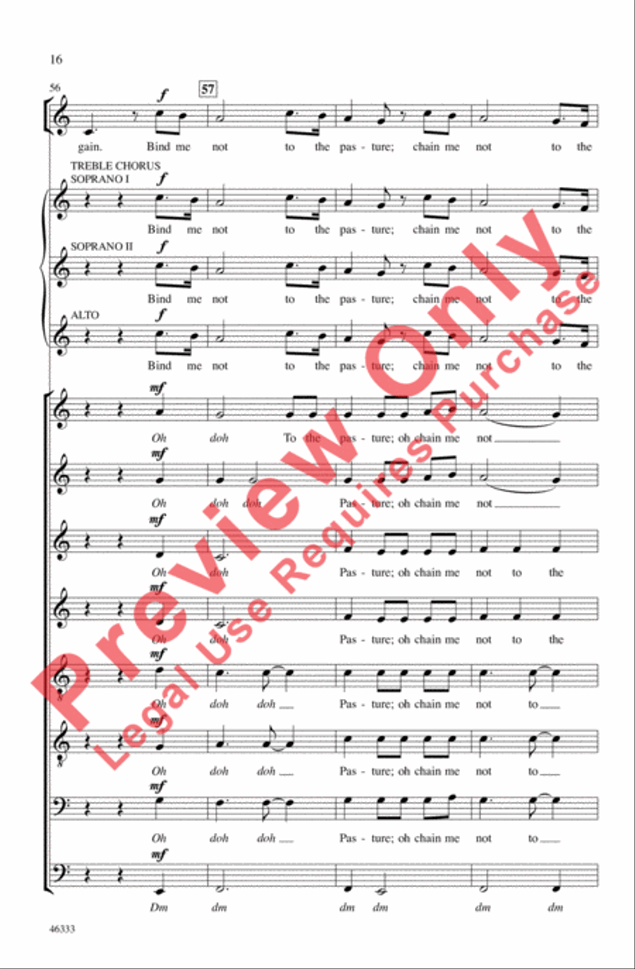 Homeward Bound 4-Part scores gallery preview page 16