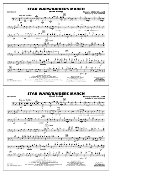 Star Wars/Raiders March - Trombone