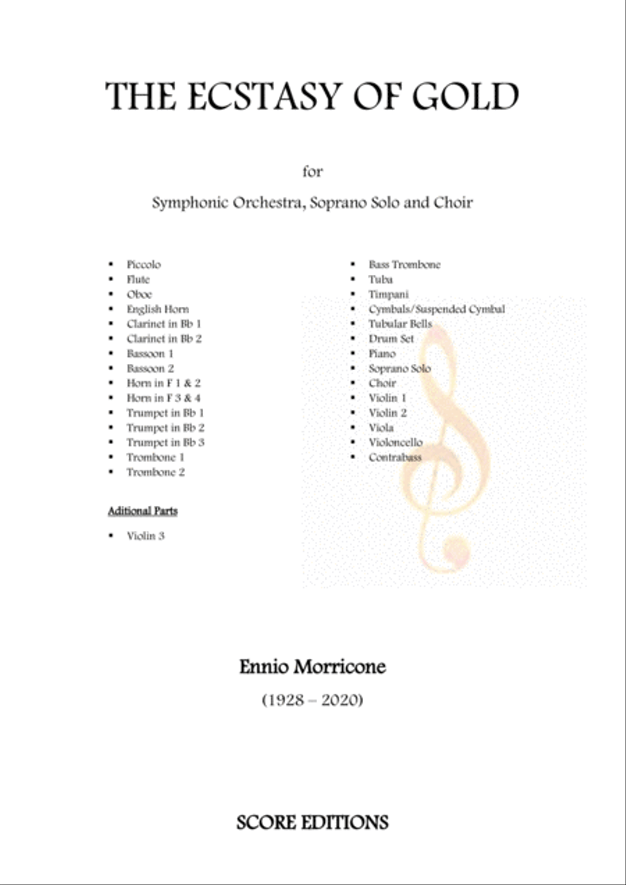 The Ecstasy Of Gold The Ecstasy Of Gold Full Orchestra scores gallery preview page 2