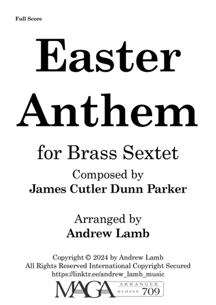 James Cutler Dunn Parker | Easter Anthem | for Brass Sextet image number null
