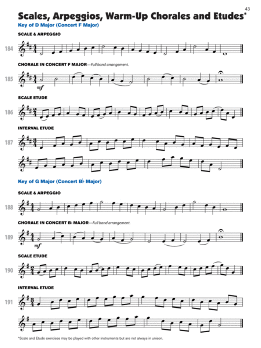 Sound Innovations for Concert Band, Book 1 Concert Band Methods scores gallery preview page 4