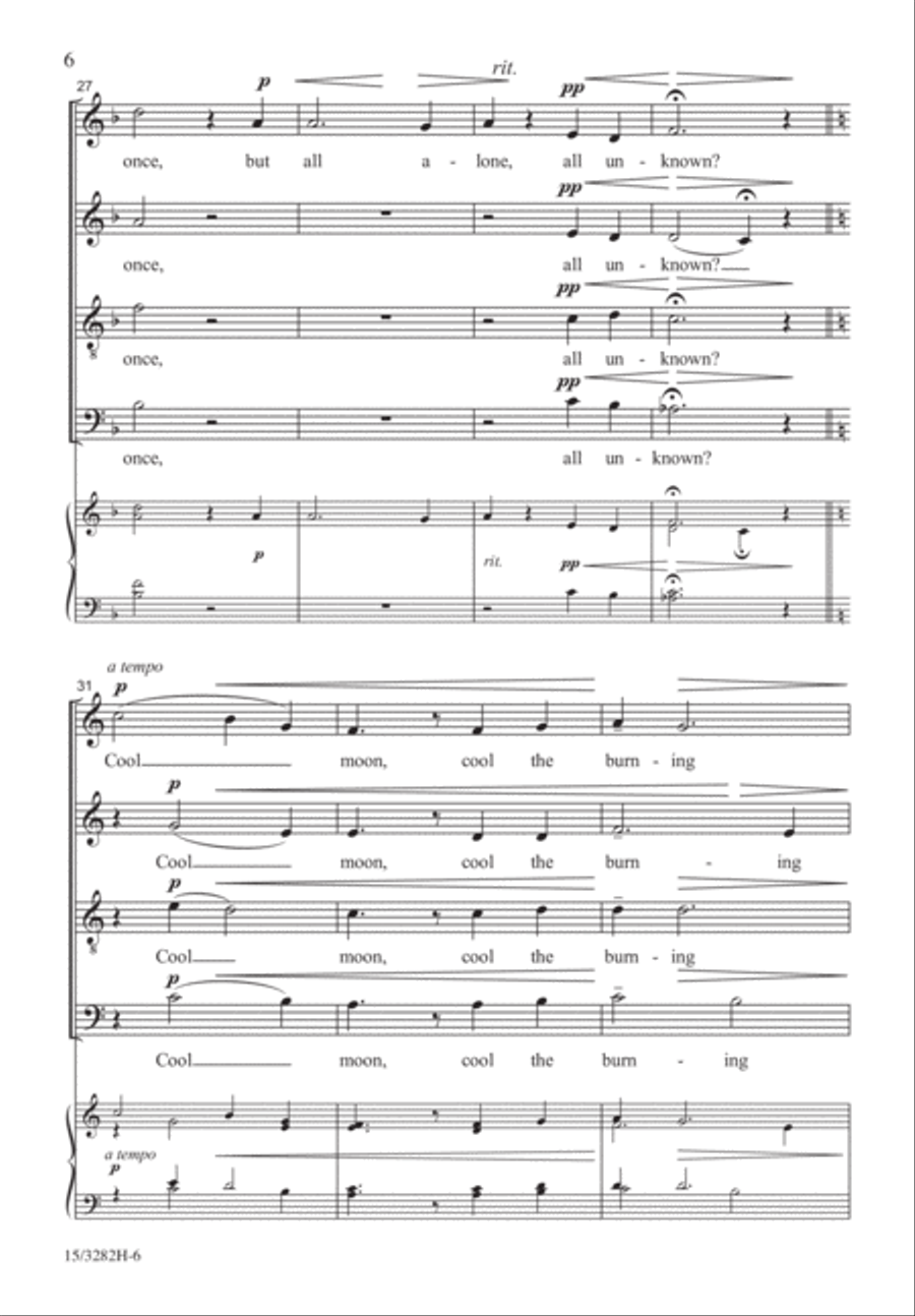Cool Moon 4-Part scores gallery preview page 6