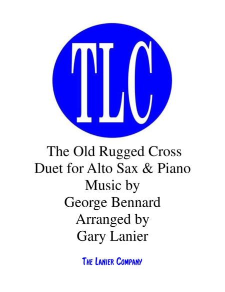 THE OLD RUGGED CROSS (Duet – Alto Sax and Piano/Score and Parts) image number null