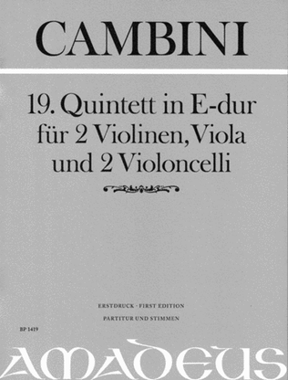 Book cover for 19. Quintet