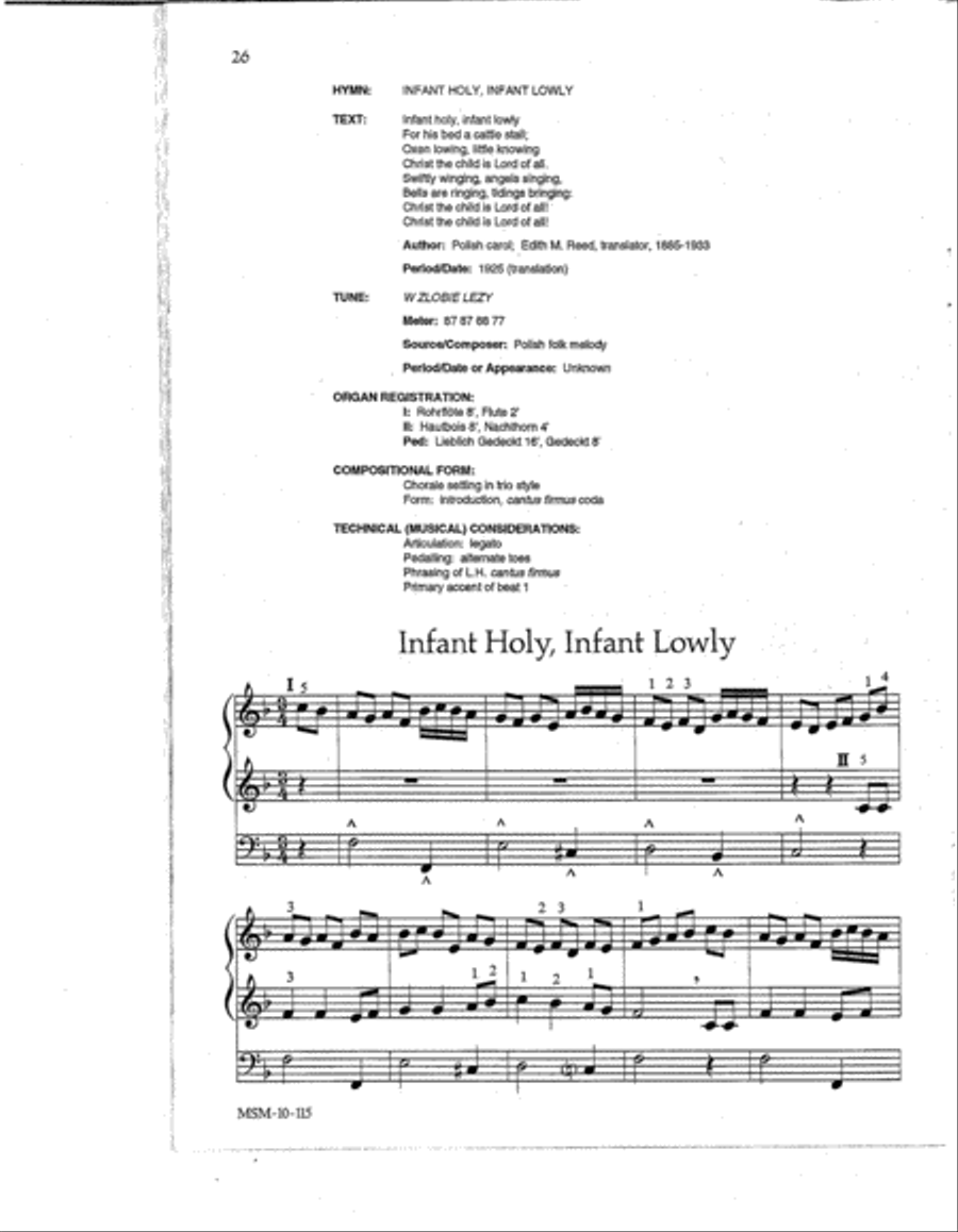 Easy Hymn Settings- Christmas Organ scores gallery preview page 4