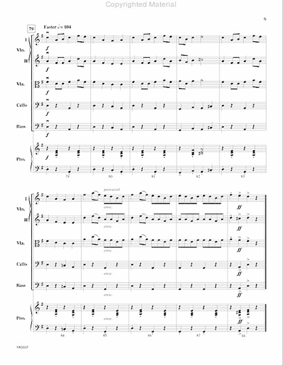 Fiddle Somethin' String Orchestra scores gallery preview page 10