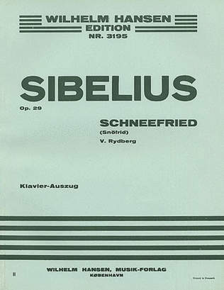 Book cover for Schnofried Op.29