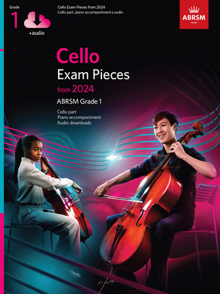 Book cover for Cello Exam Pieces from 2024