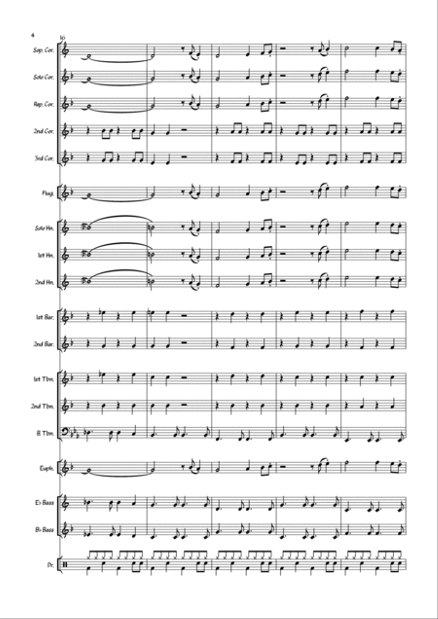 All My Loving Brass Band scores gallery preview page 6
