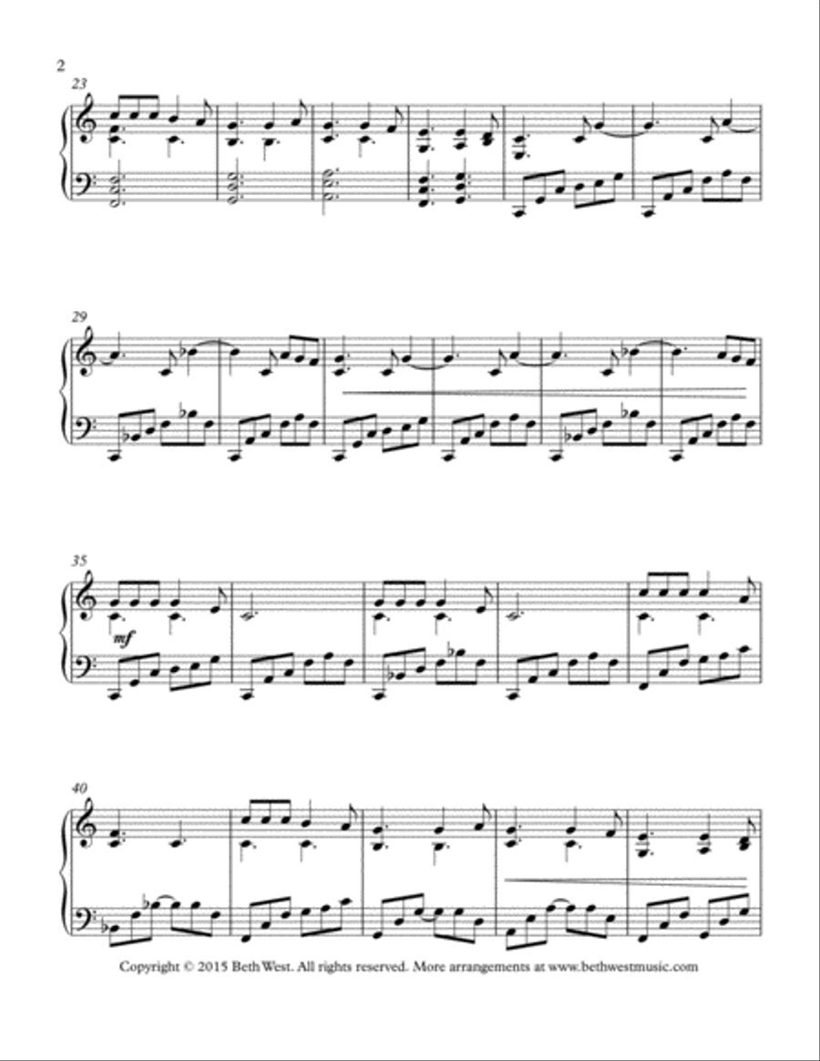 This Little Light of Mine Piano Solo scores gallery preview page 3
