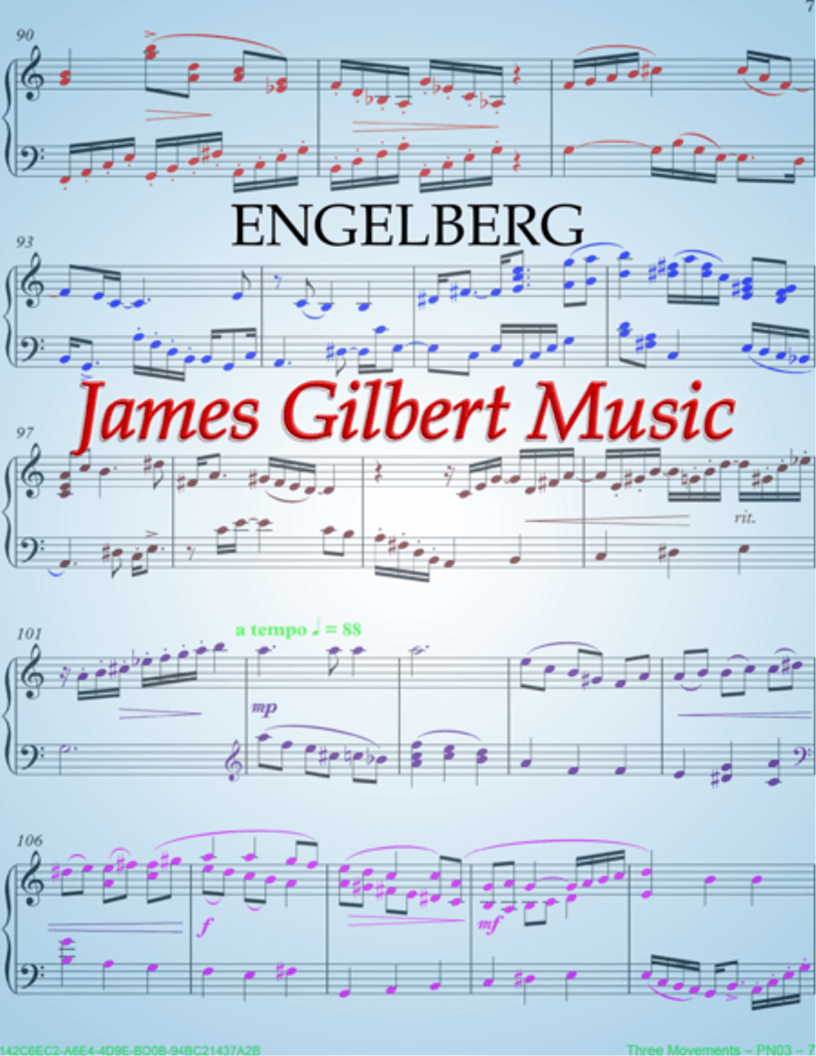 ENGELBERG (When In Our Music God Is Glorified) Small Ensemble scores gallery preview page 1