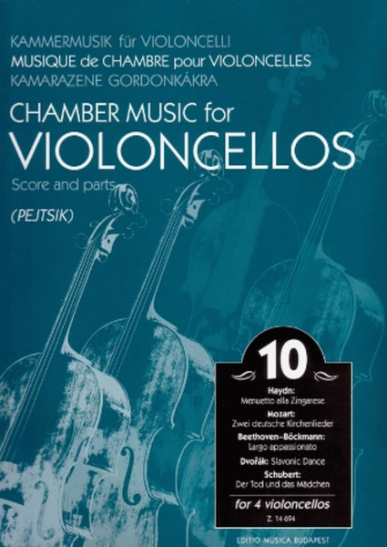 Chamber Music for Violoncellos, Vol. 10 by Various Cello - Sheet Music