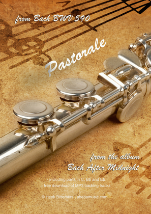 Book cover for Pastorale from Bach BWV 590