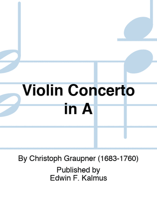 Violin Concerto in A