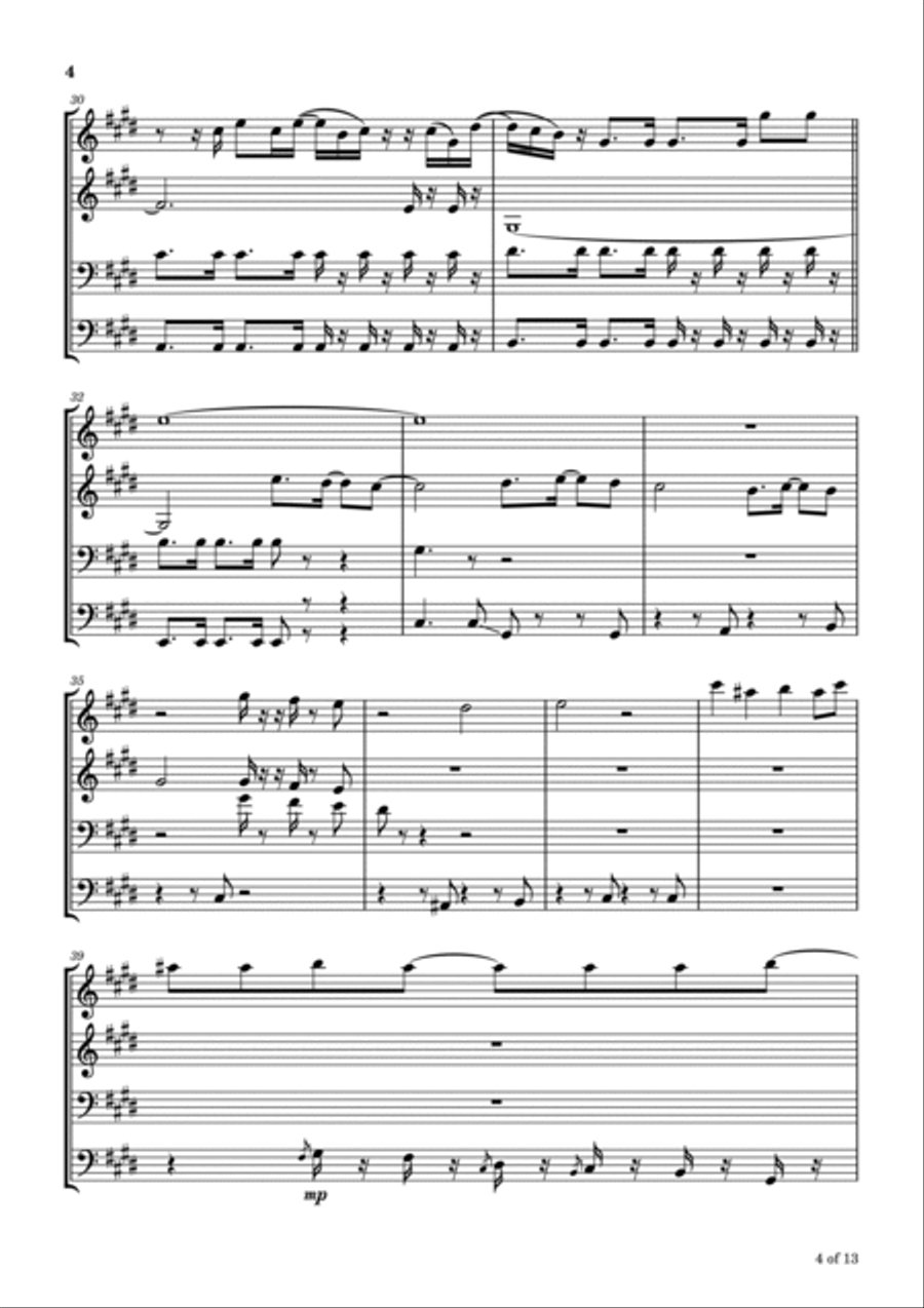 I'm Not In Love Trombone scores gallery preview page 5
