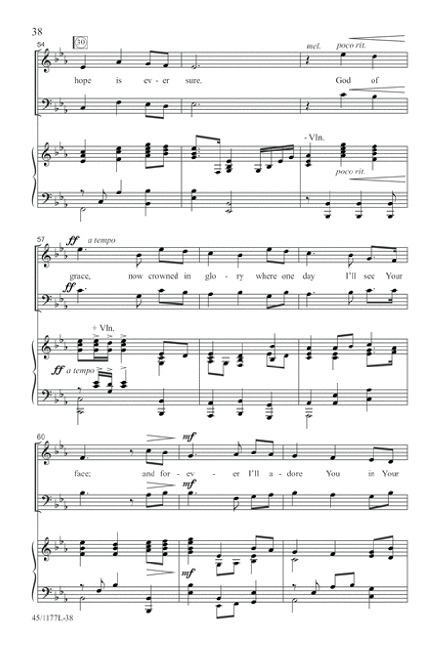 5 Getty Anthems for about 10 Singers 4-Part scores gallery preview page 39