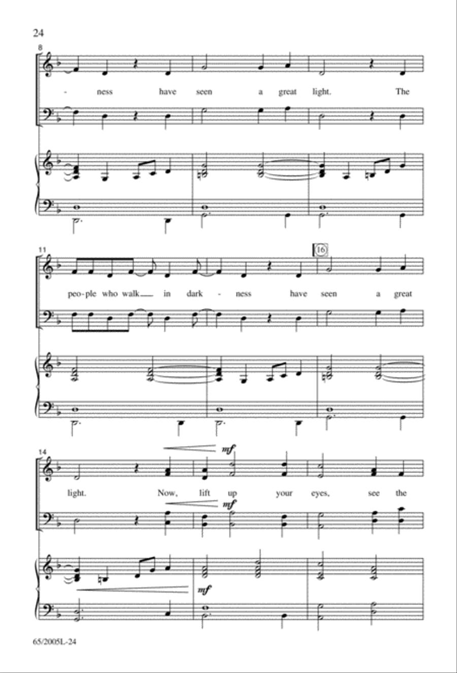 I Hear the Prophet Callin' 4-Part scores gallery preview page 25
