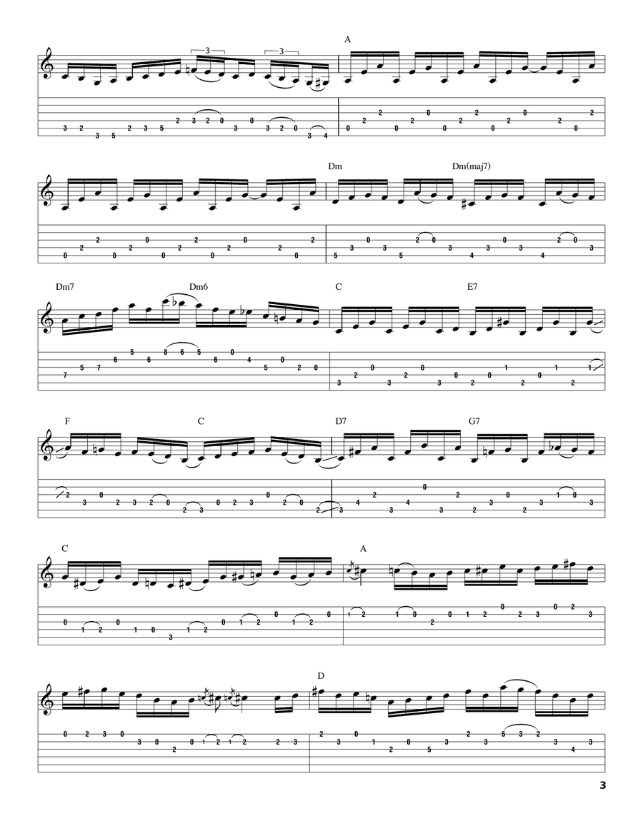 Alabama Jubilee Alabama Jubilee Acoustic Guitar scores gallery preview page 3